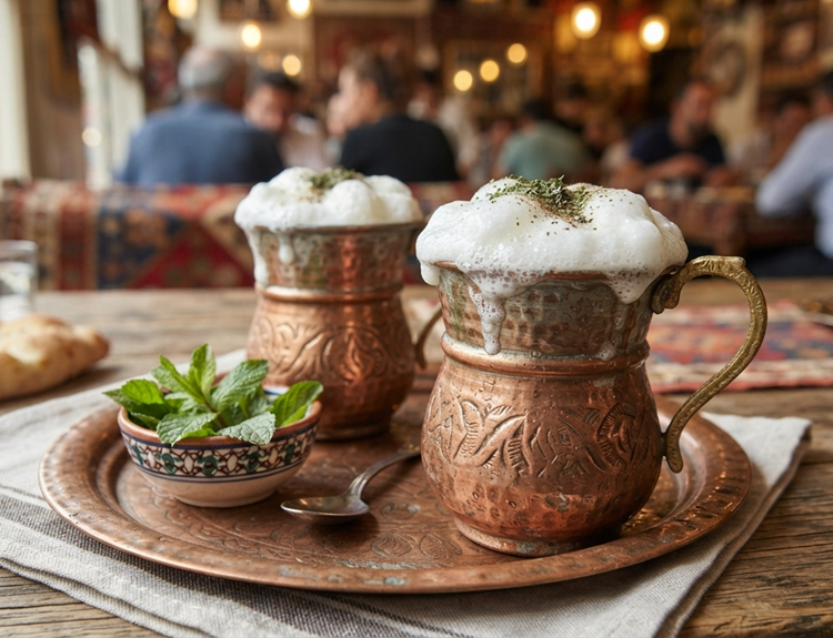 Ayran - Vị mát dịu làm nên nét riêng của ẩm thực Thổ Nhĩ Kỳ