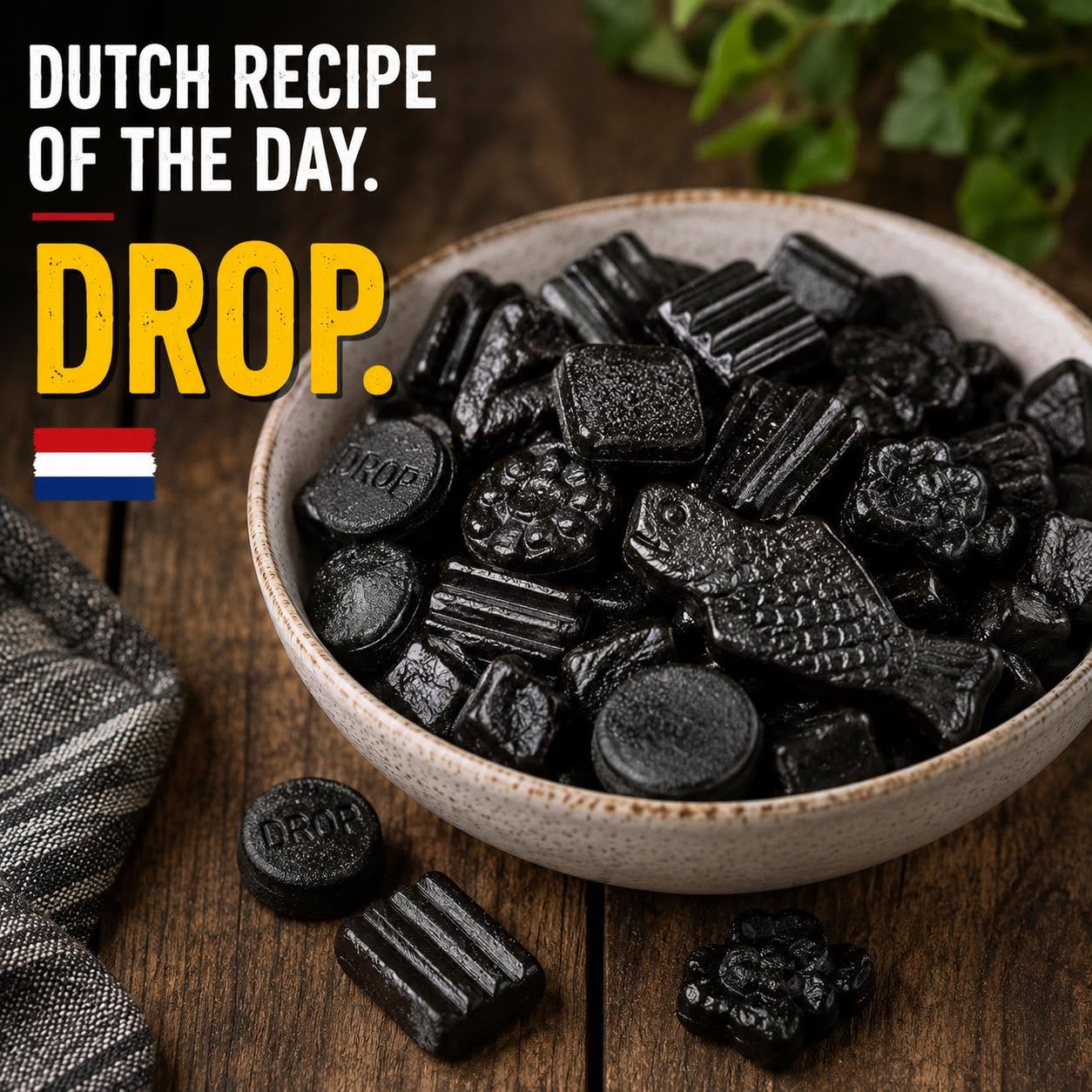 Dutch Drop - Món kẹo cam thảo "gây nghiện" nổi tiếng của người Hà Lan