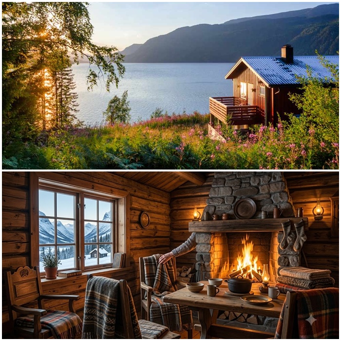 trai nghiem nghi duong trong cabin o na uy 15